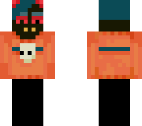 skeleton demon boy but spookier