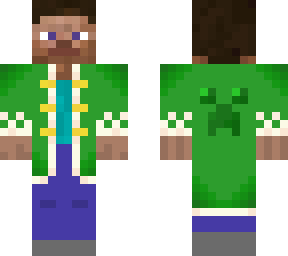 the skin i made yesterday but green