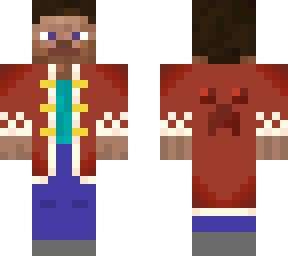 the skin i made yesterday but red
