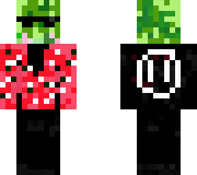 watermelon creeper in a tuxedo