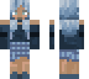 blue girl
