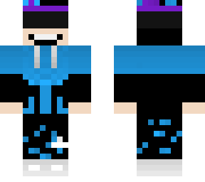 blue guy in a hoodie