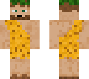 caveman buut with grass crown thing idk