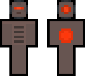 evil robot skin