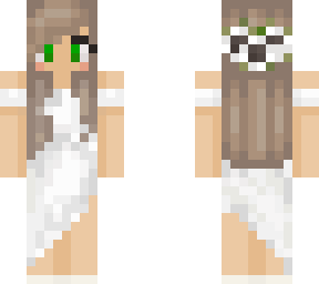 girl in white dress