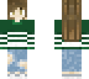 green and white sweater 2.0