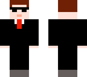 man in suit and gauggles