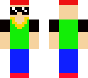 man with swag goggles