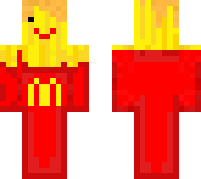 mc.donalds cheesy bacon fries skin cause it is very funny lol  hope you like