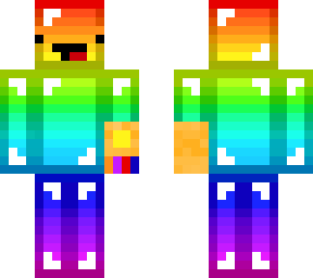 rainbow skeppy with gauntlet