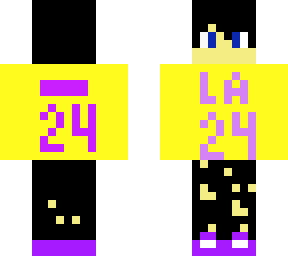 remembering kobe bryant ;-; , but the skin is backwards!
