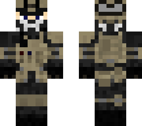 skull face mask soldier