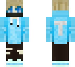 t blue character