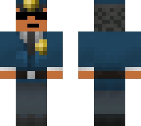 tanned police man