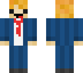 8-bit guy :d in a suit