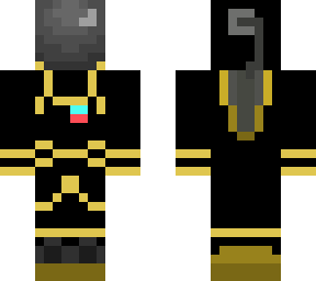 black and gold astronaut