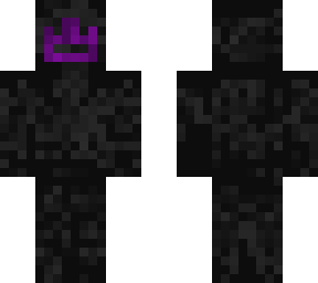 black x purple glowed skin textured