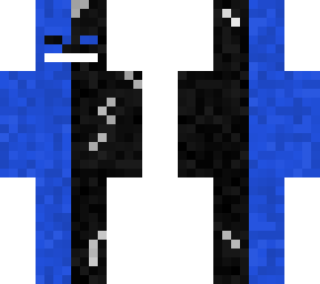 blue and black skeleton