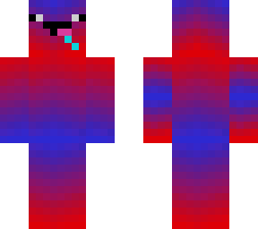 blue and red