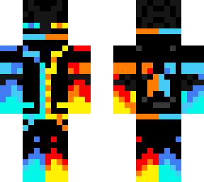 cool fire and ice enderman