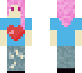 cute pink-haired