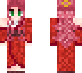 edit red pink / original is red-white kimono by blairnoir