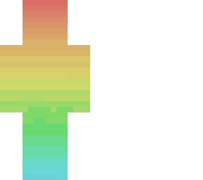 faded rainbow skin