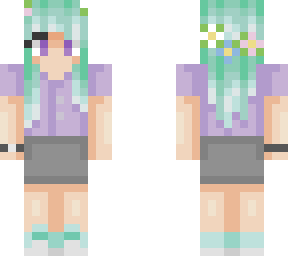 green hair