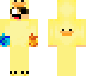half demon half angel in a duck suit