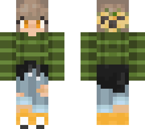 me as a minecraft skin