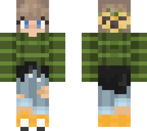 me as a minecraft skin
