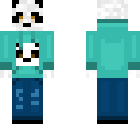 panda in panda sweater