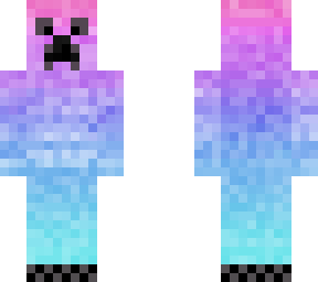 pink and blue creeper