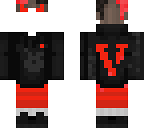 playboi x vlone black hoodie headless x horns