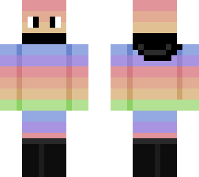 rainbow hood man