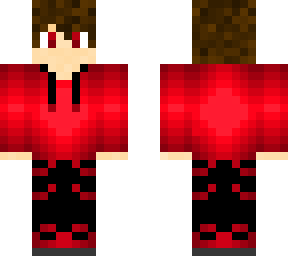 red shaded hoodie