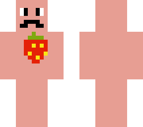 strawberry man mustache