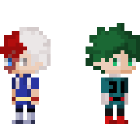 todoroki and deky (for elimination contest)