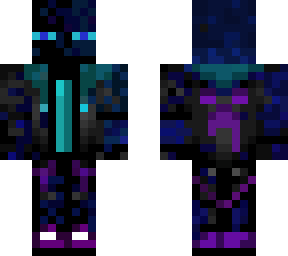 blue enderman with a hoodie | Minecraft Skin