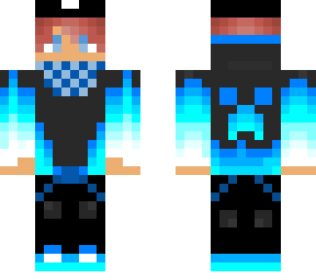 blue gamere skin