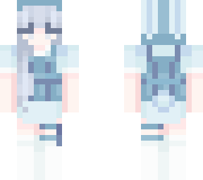blue pastel gal