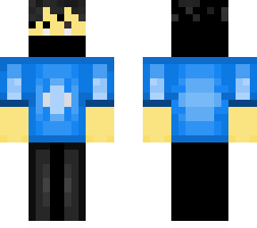blue with black