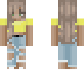 chill yellow girl