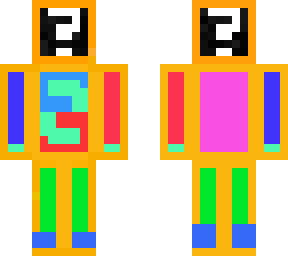 colorful lucky head