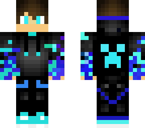 cool blue creeper fire sparkling boi