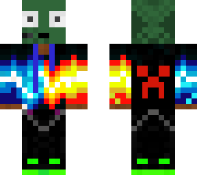 dark green blob with jacket