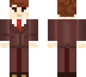 man in brown suit
