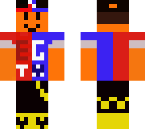 my roblox skin two colors side by side