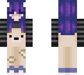 my skin, bear overalls