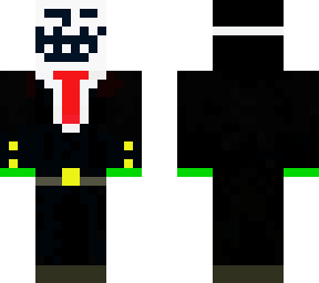 necromancer with troll mask